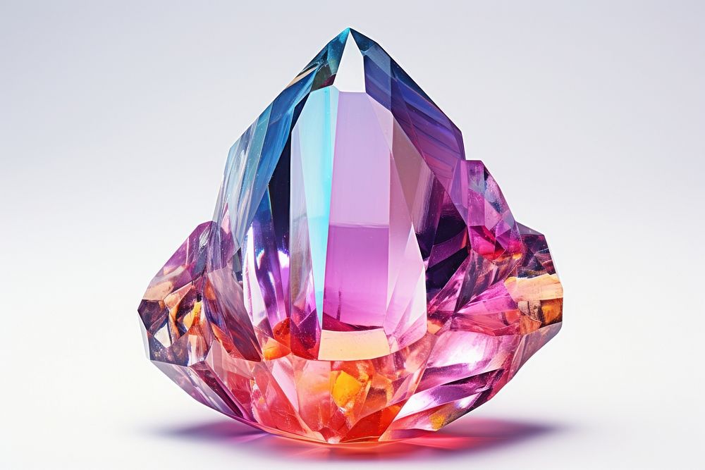 Crystal gift gemstone amethyst mineral jewelry.