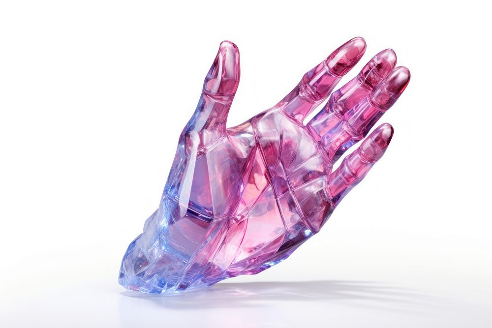 Hand gemstone crystal mineral.