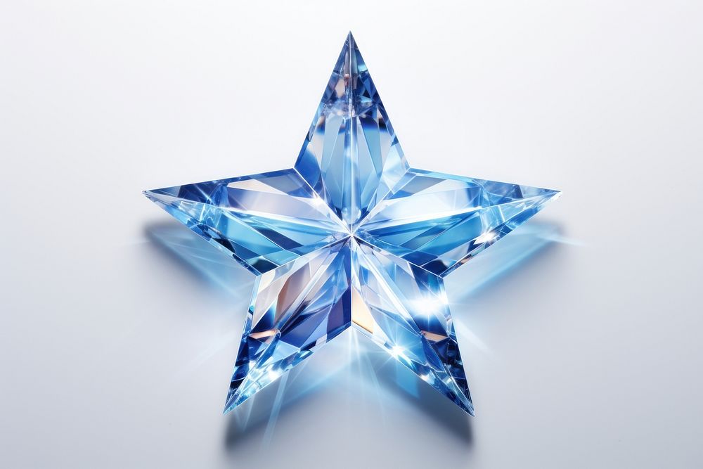Star gemstone crystal symbol.