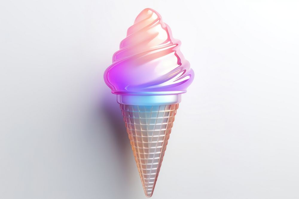 Ice cream iconic dessert food cone.