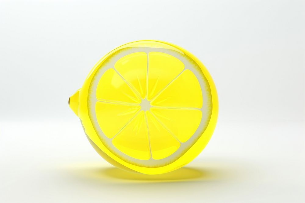 Lemon icon fruit glass food.