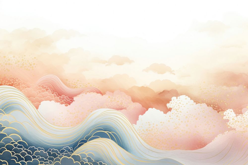 Chinese wave backgrounds outdoors pattern.