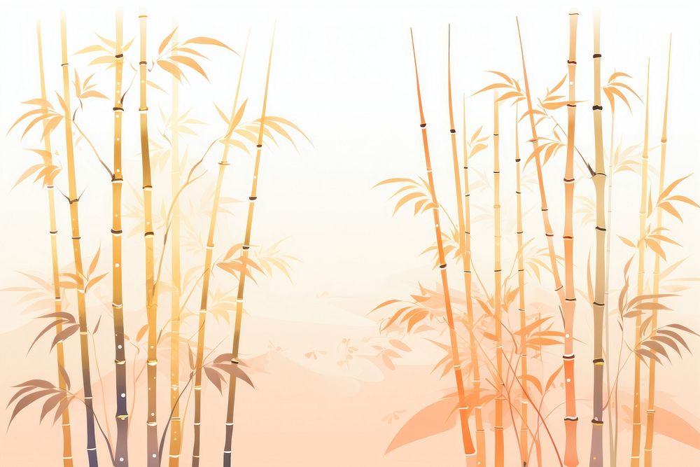 Chinese bamboo backgrounds plant line.