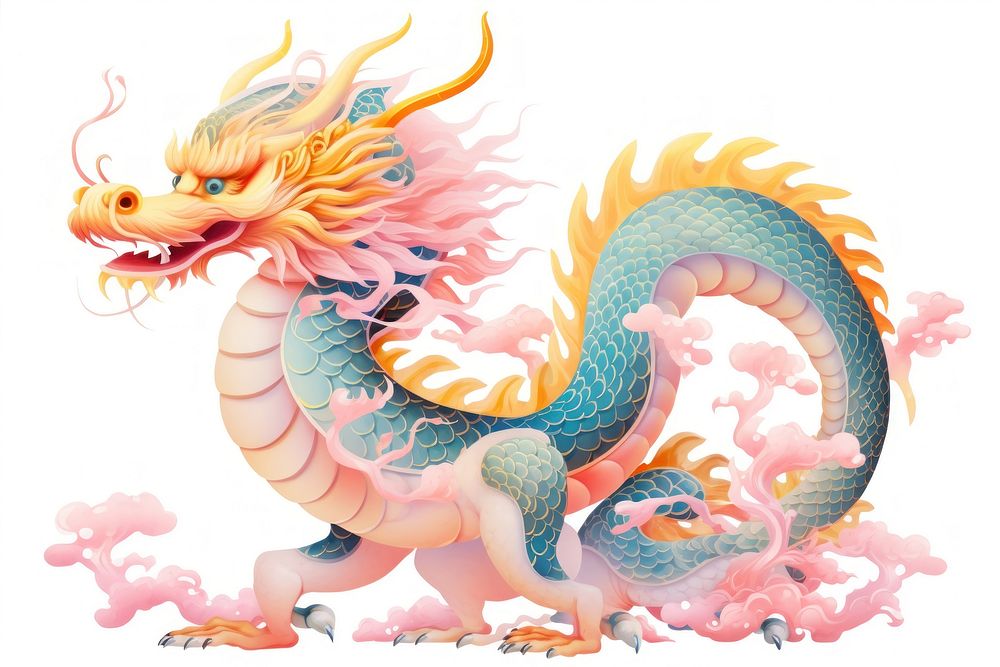 Chinese dragon animal representation creativity.