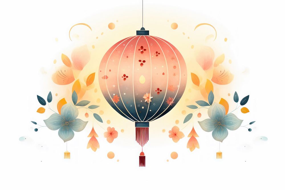 Chinese lantern art illuminated celebration.