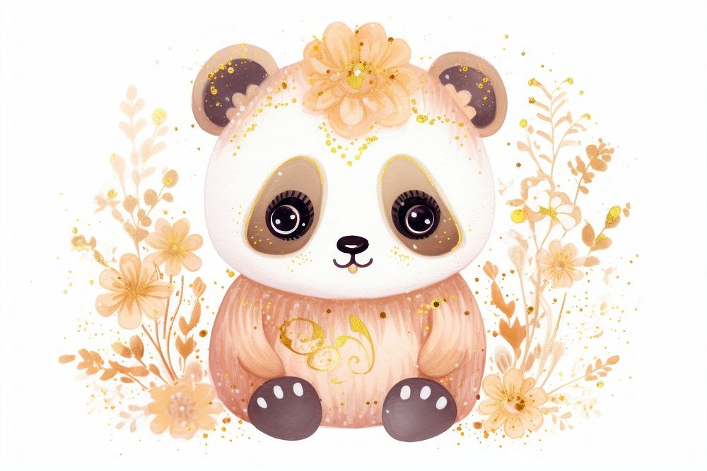 Chinese panda nature toy art.