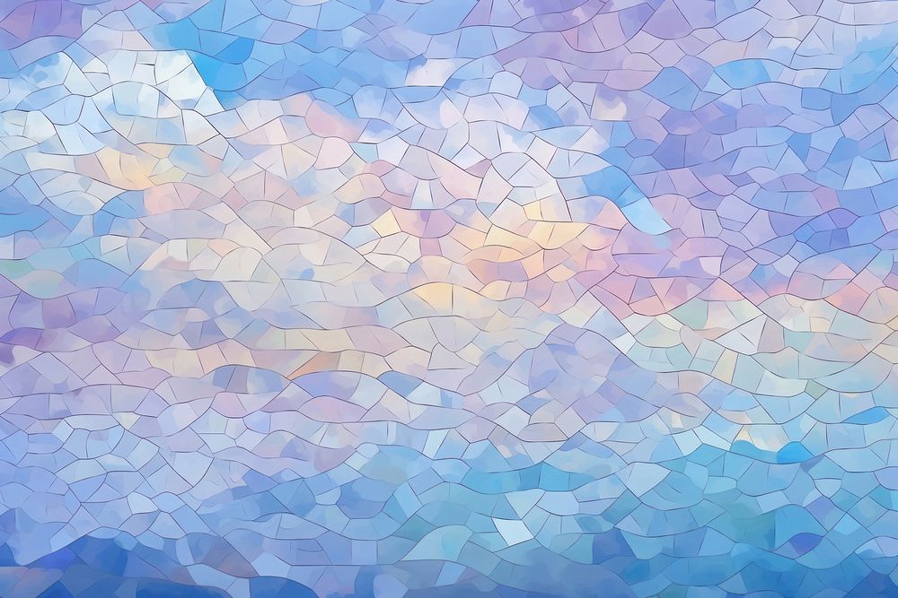 Cloud in the sky mosaic art backgrounds.