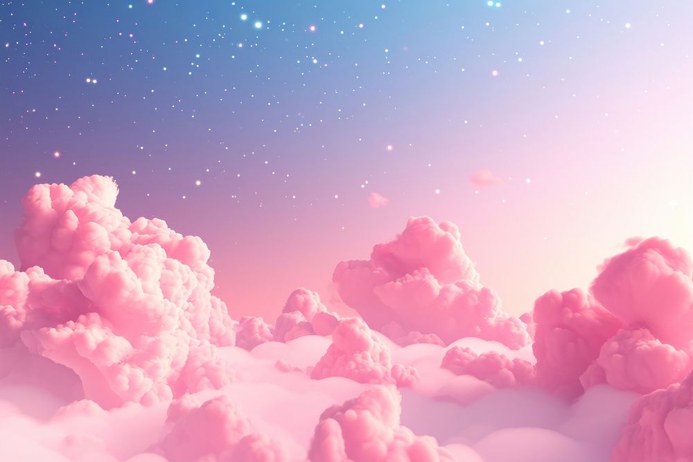 Cute sky fantasy background backgrounds nature cloud.