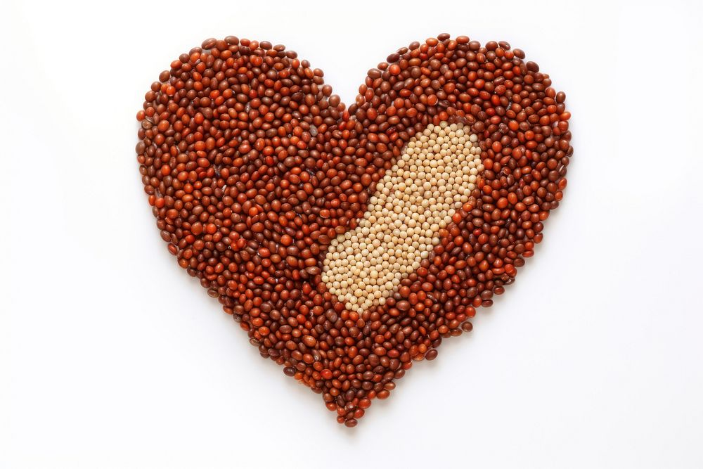 Heart jewelry bead food. AI generated Image by rawpixel.