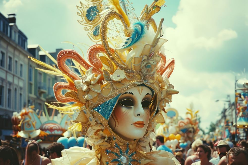 Carnival parade adult representation architecture.