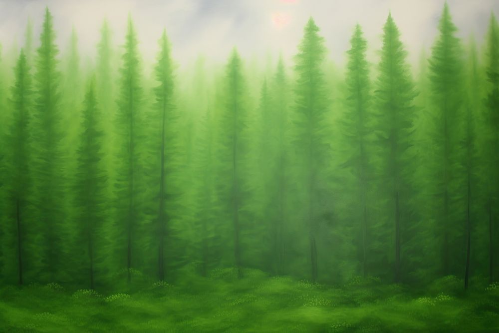  Forest landscape outdoors woodland. AI generated Image by rawpixel.