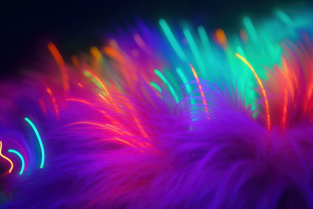 Blurred neon sparks light backgrounds pattern.