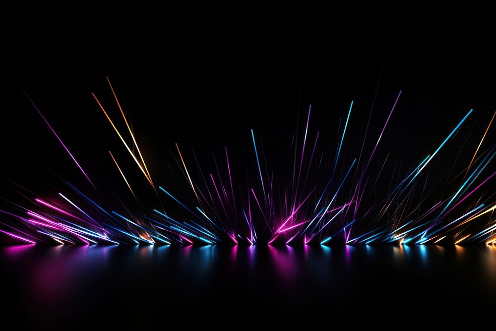 Blurred neon sparks light backgrounds fireworks.