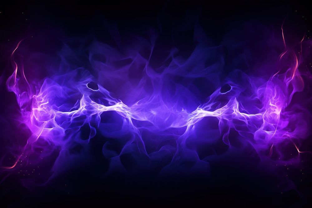 Neon purple toxic smoke backgrounds lightning darkness.