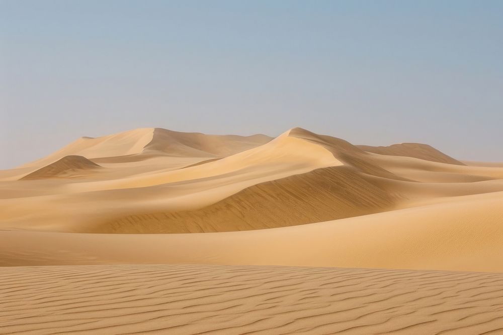 Empty scene of desert outdoors horizon nature.