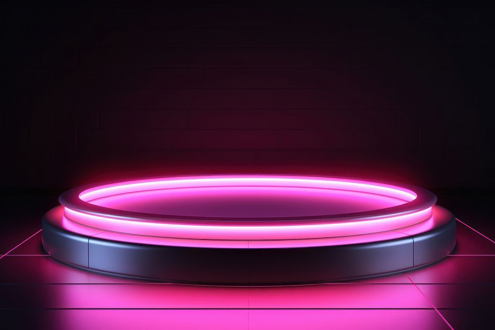Place to present a product light neon purple.