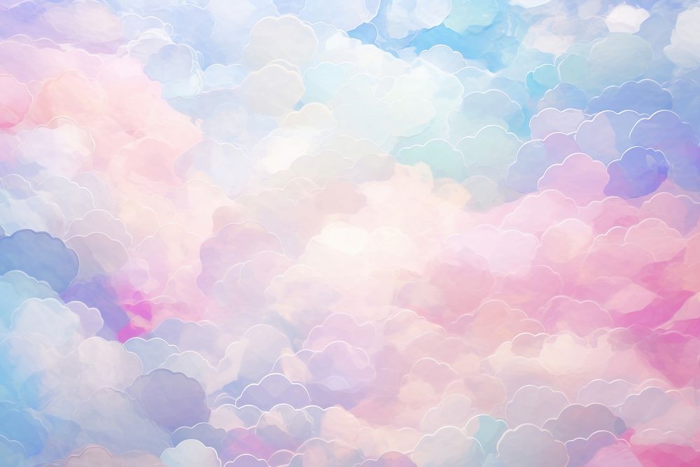Fluffy cloud pattern backgrounds outdoors nature.