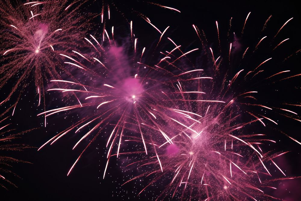 Fireworks in the sk backgrounds illuminated celebration. AI generated Image by rawpixel.
