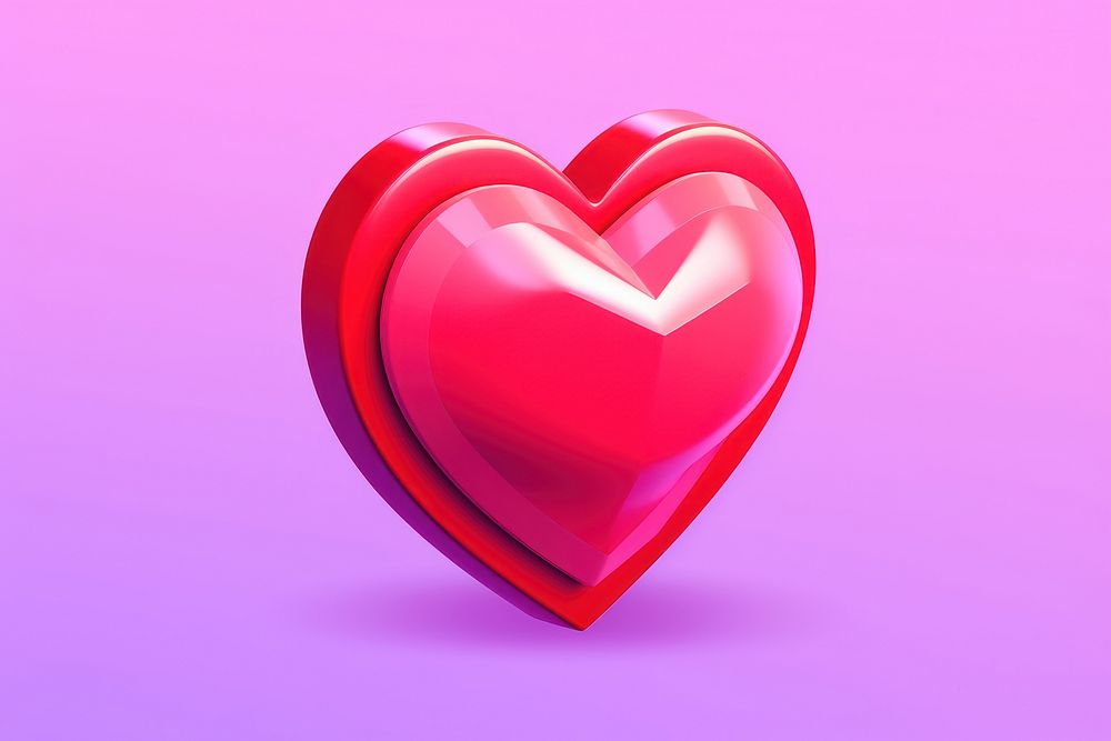Heart passion circle purple. AI generated Image by rawpixel.