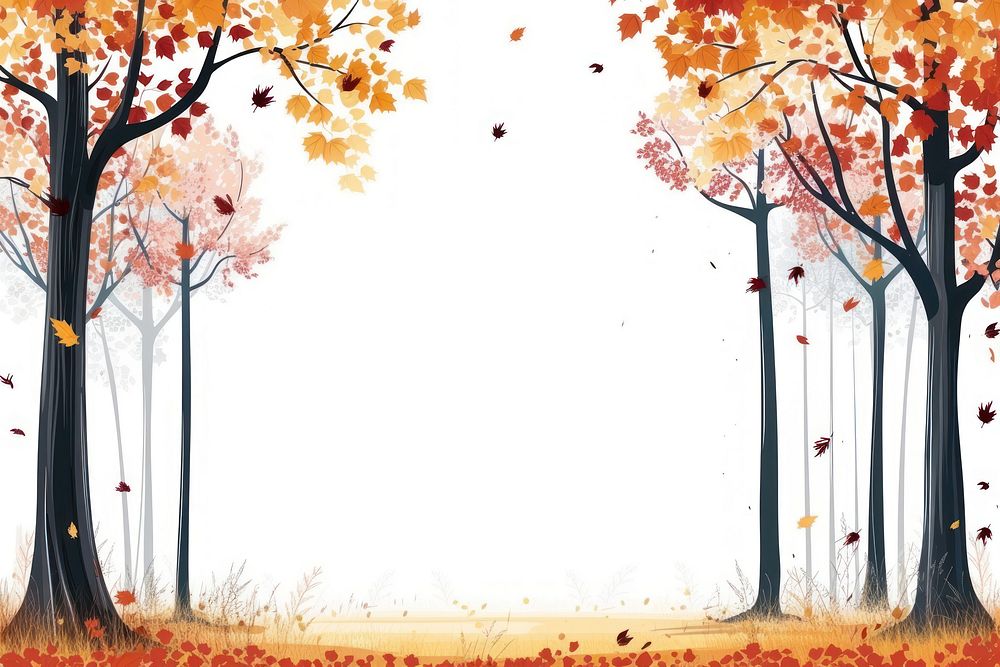 Autumn forest backgrounds outdoors autumn.