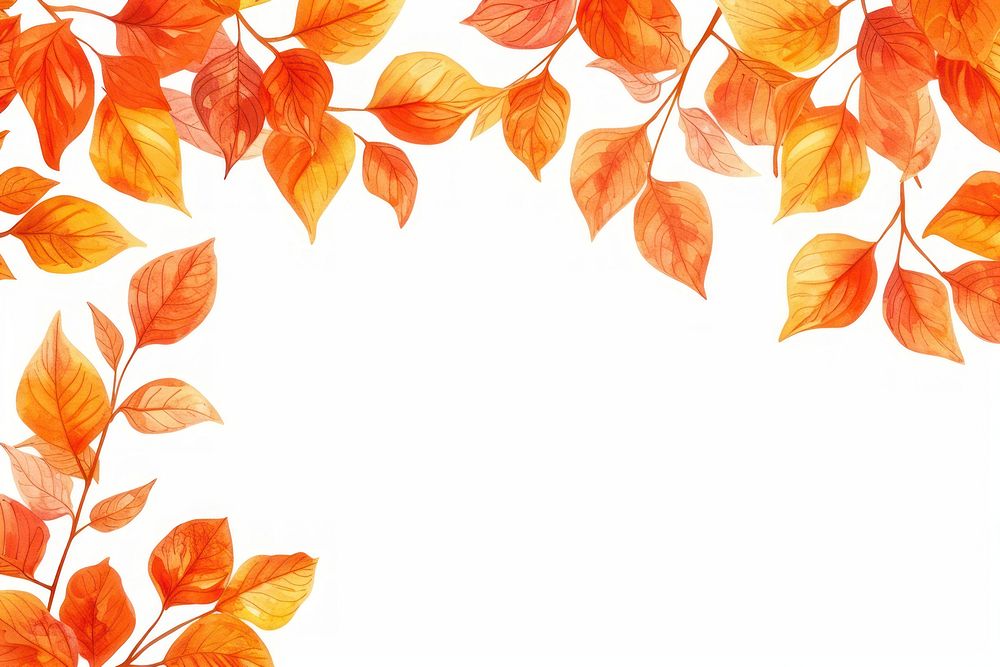 Autumn leaves backgrounds pattern plant.