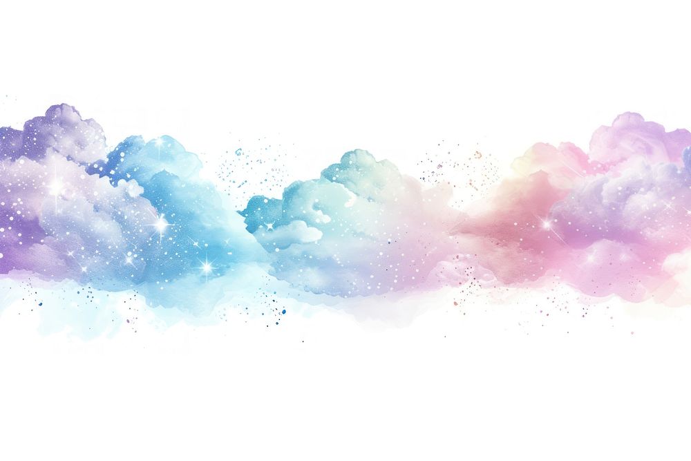 Pastel sparkle clouds backgrounds outdoors nature.