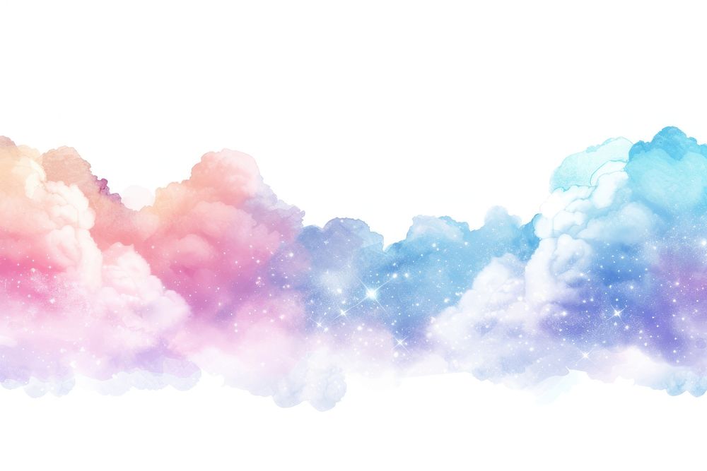 Pastel sparkle clouds backgrounds outdoors nature.