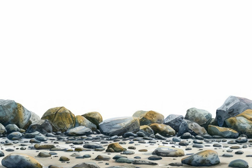 Rocky beach backgrounds outdoors pebble.