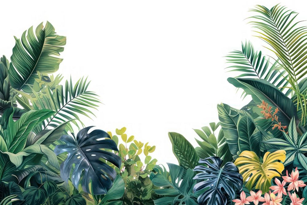 Tropical plants backgrounds outdoors tropics.