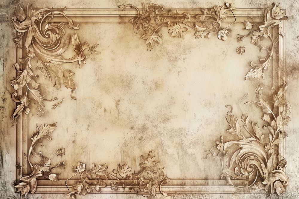 Vintage frame graphic backgrounds painting graphics.