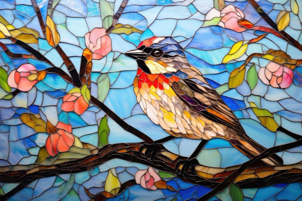 Little bird art creativity painting.