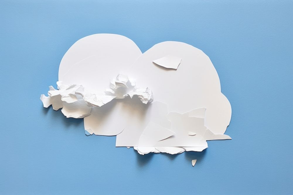 Cloud and bluesky art cloud paper.