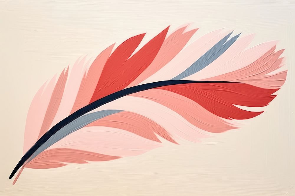 Abstract feather paper art pattern lightweight.
