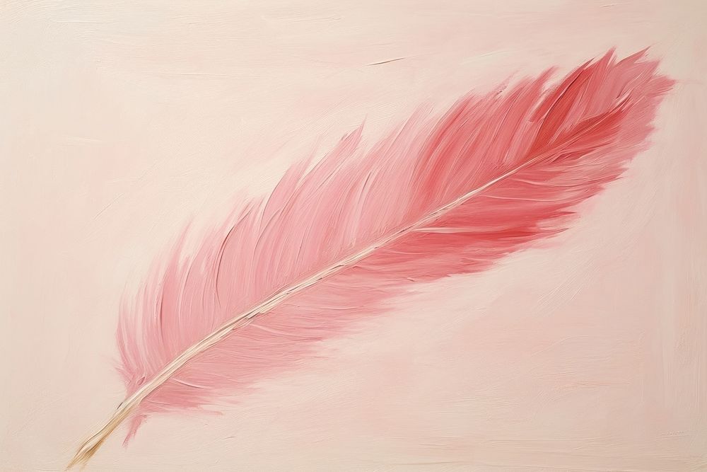Abstract feather paper painting art lightweight.