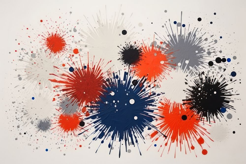 Abstract fireworks paper art backgrounds creativity.