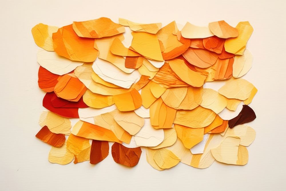 Abstract snack ripped paper art backgrounds abundance.