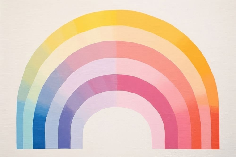 Abstract rainbow rainbow paper art backgrounds creativity.