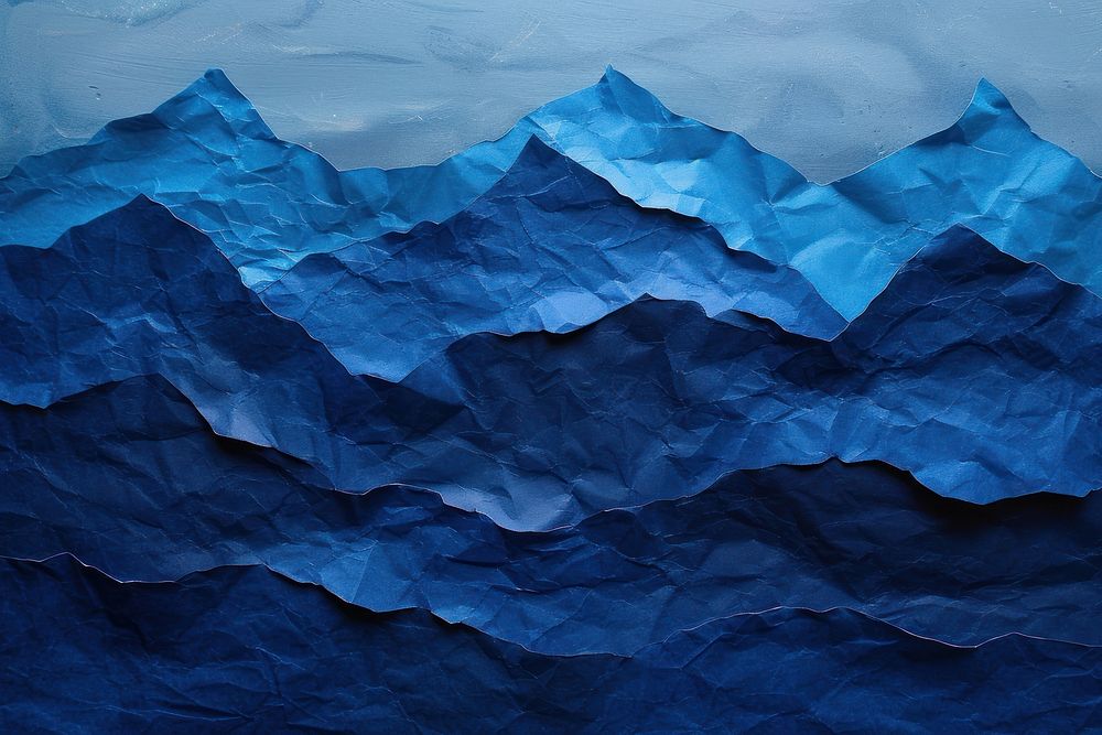 Dark blue Mountain mountain nature paper.