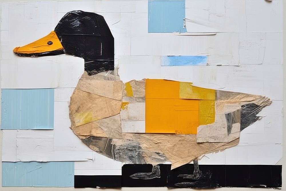 Duck duck art painting.