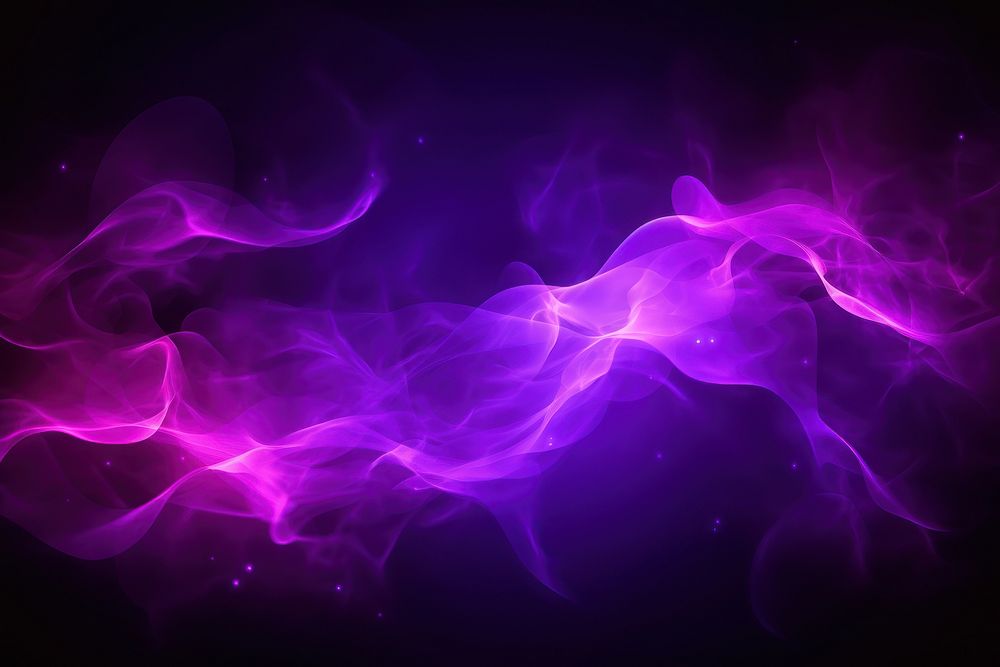 Neon purple toxic smoke backgrounds darkness glowing.