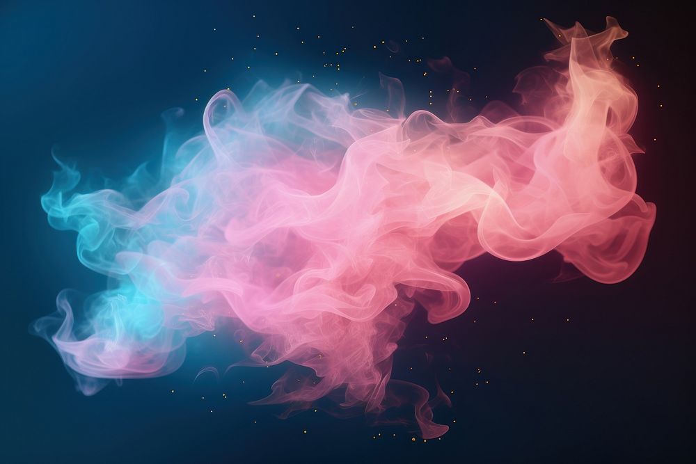 Neon smoke star backgrounds fragility | Premium Photo Illustration ...