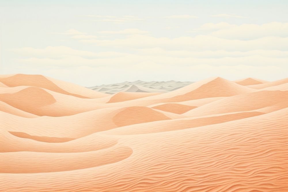  Desert backgrounds outdoors nature. AI generated Image by rawpixel.