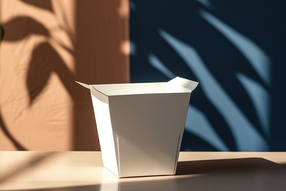 Noodle box packaging  shadow disposable flowerpot.