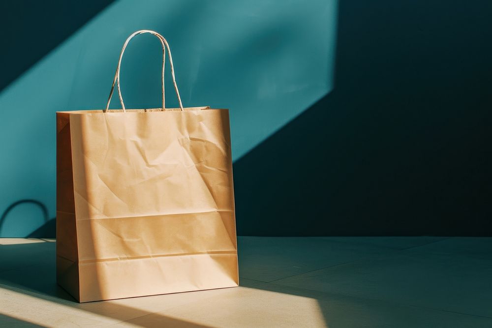 Brown paper bag  handbag accessories accessory.