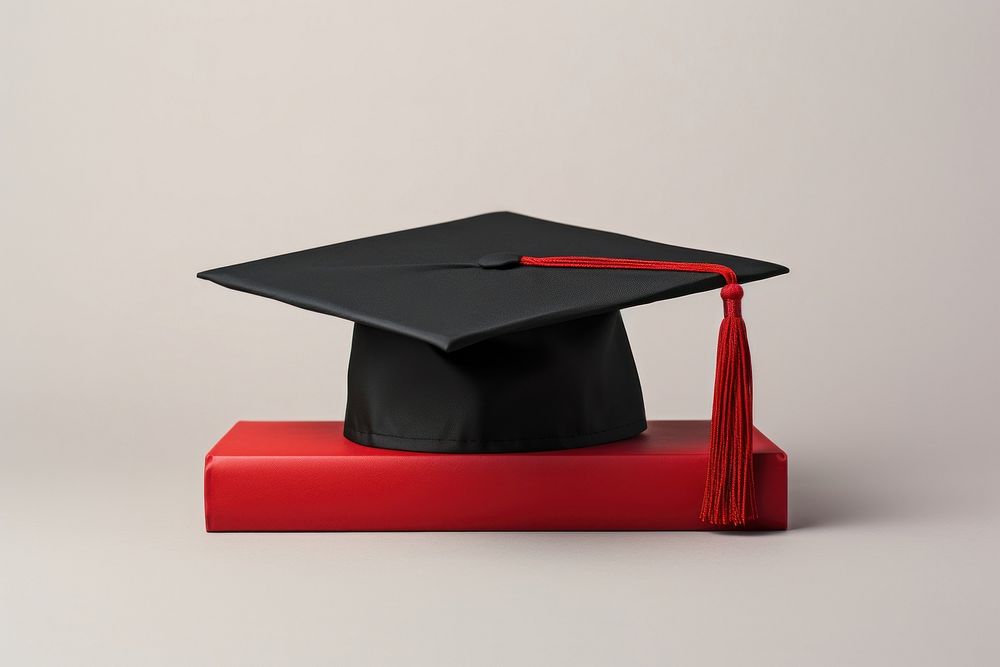 Graduation cap intelligence certificate achievement. AI generated Image by rawpixel.