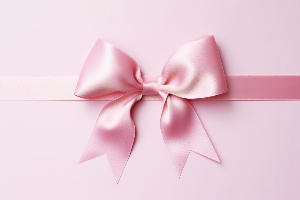  Large pink ribbon bow celebration anniversary accessories. AI generated Image by rawpixel.