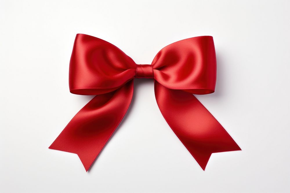  Large red ribbon bow celebration anniversary accessories. AI generated Image by rawpixel.