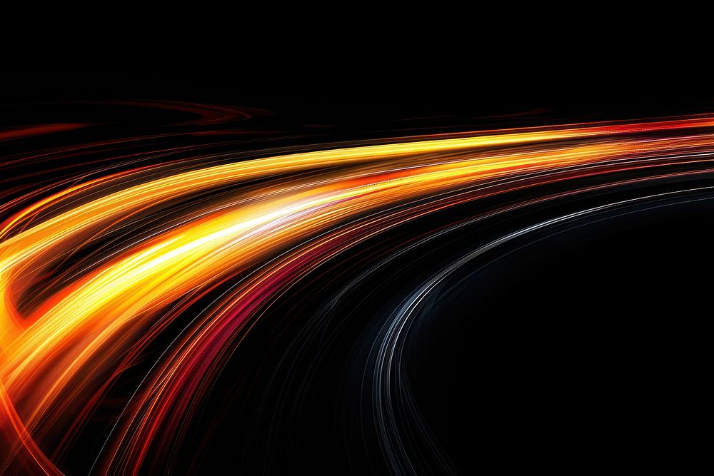 Abstract curve hyperspeed light trails backgrounds pattern black.