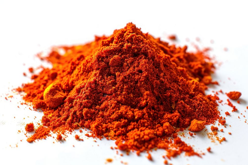  Pile of red paprika powder food ingredient freshness. AI generated Image by rawpixel.