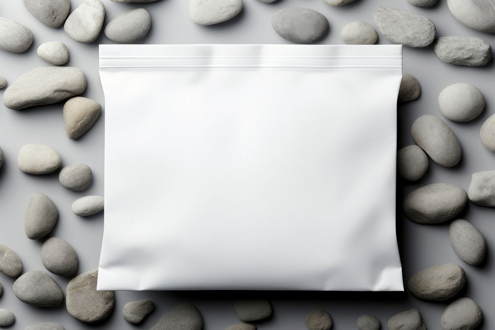 Plastic pouch packaging  pebble pill medication.